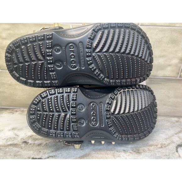 CROCS x VIVIENNE TAM Gold Embellished Clogs  NEW IN Box W7 - Picture 8 of 12